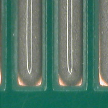 results of solder paste fluid dispensing with optimized auger configuration